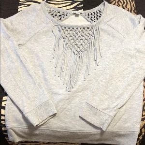 American Eagle grey sweater